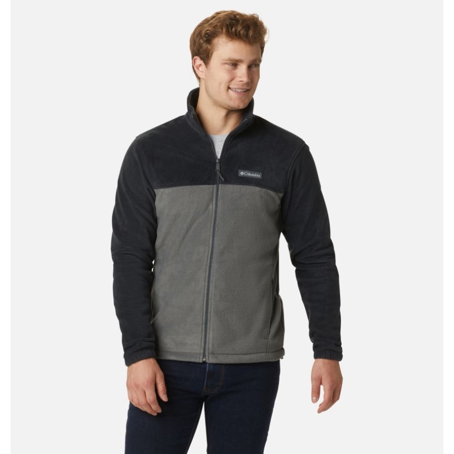 Black/Grill Columbia Sale Men's Steens Mountain 2.0 Full Zip Fleece Jacket