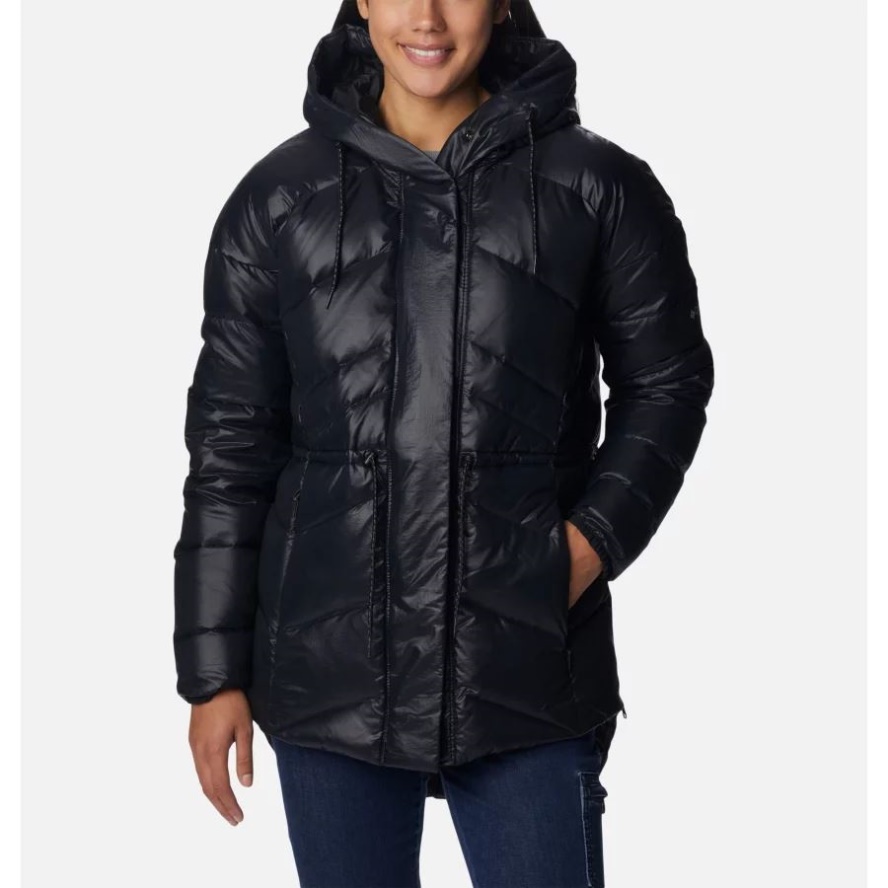 Black Gunmetal Women's Icy Heights II Down Novelty Jacket Columbia Sale