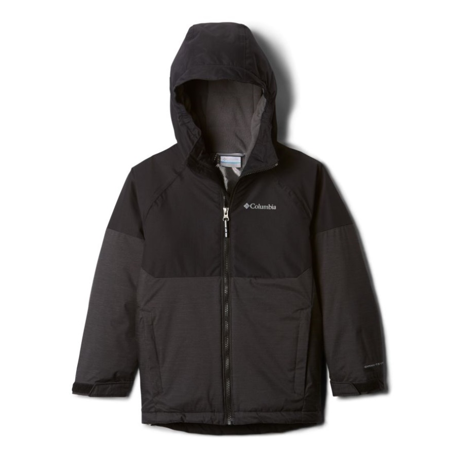Black Heather/Black Boys' Alpine Action II Jacket Columbia Sale