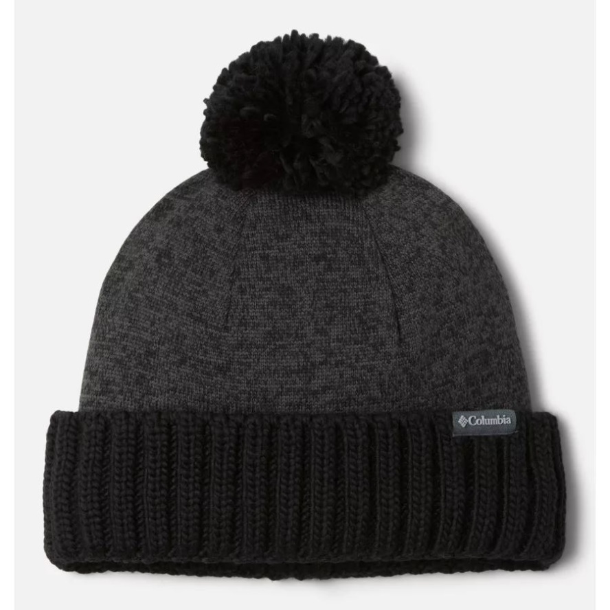 Black Heather Columbia Sale Unisex Sweater Weather Pom Beanie