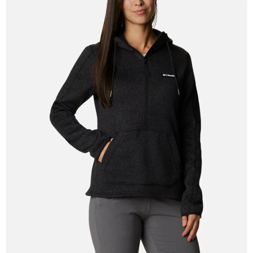 Black Heather Women's Sweater Weather Hooded Pullover Columbia Sale