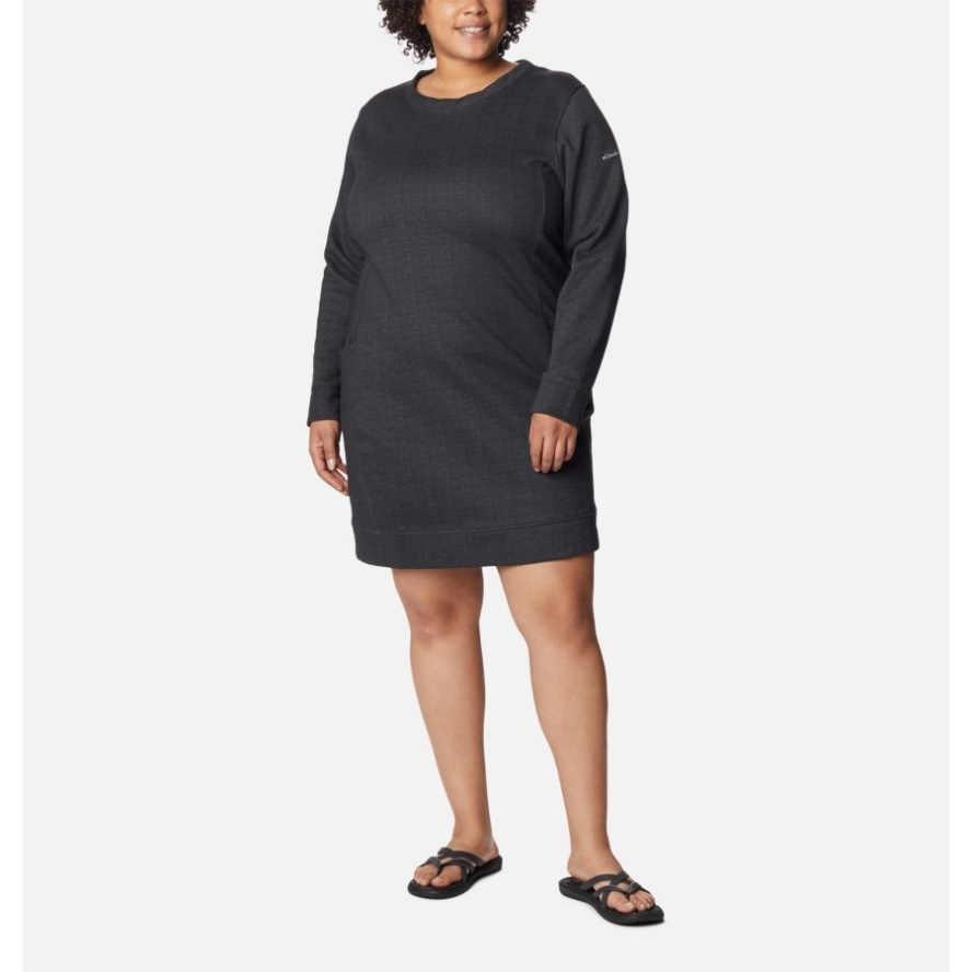 Black Herringbone Columbia Sale Women's Columbia Sale Lodge Dress Plus Size