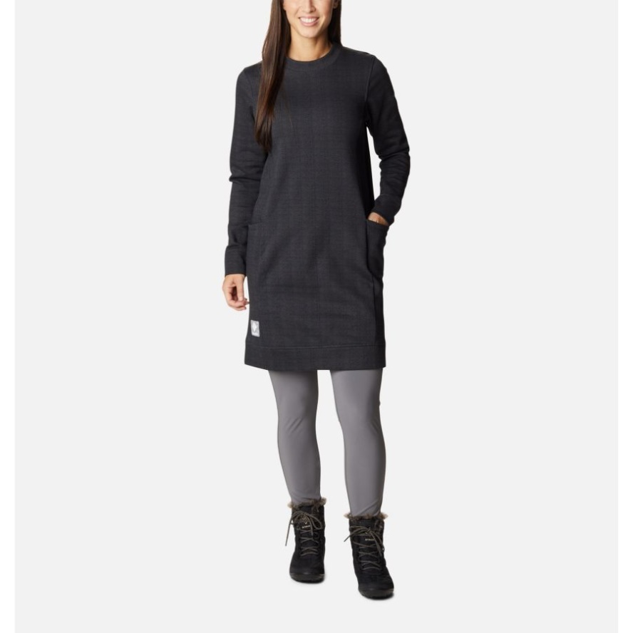 Black Herringbone Columbia Sale Women's Columbia Sale Lodge Dress