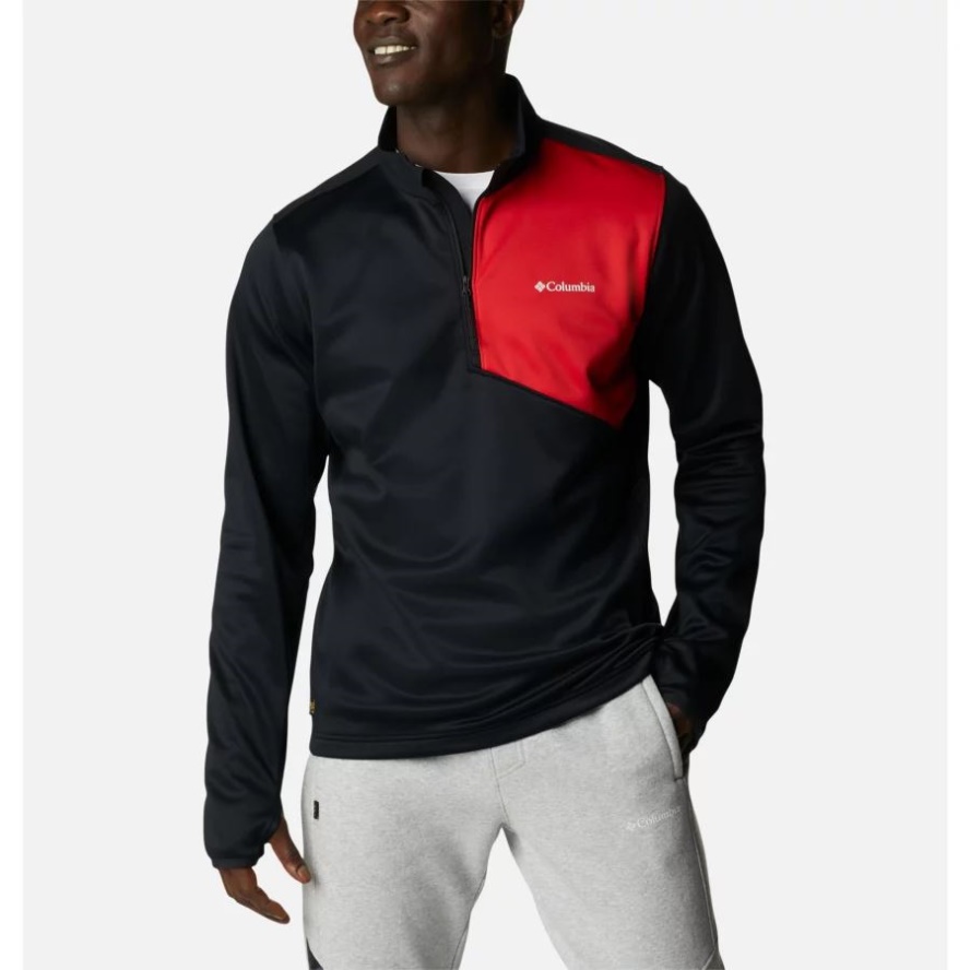 Black Men's Bubba Wallace Quarter Zip Pullover Columbia Sale