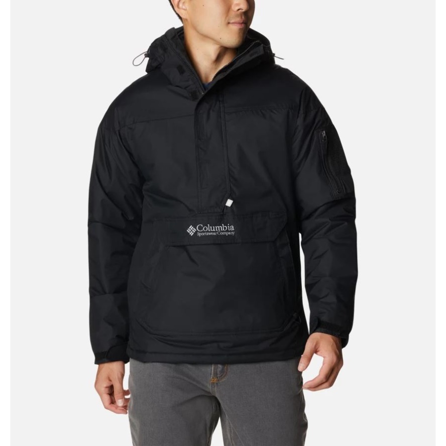 Black Men's Challenger Pullover Anorak Columbia Sale