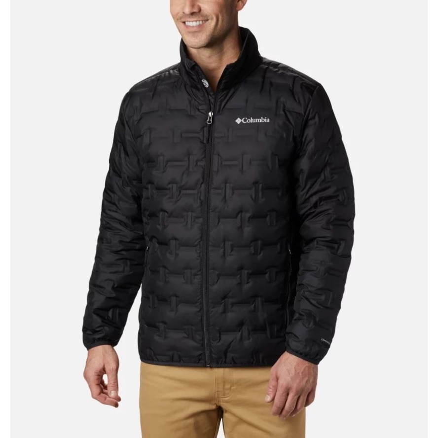 Black Men's Delta Ridge Down Jacket Columbia Sale