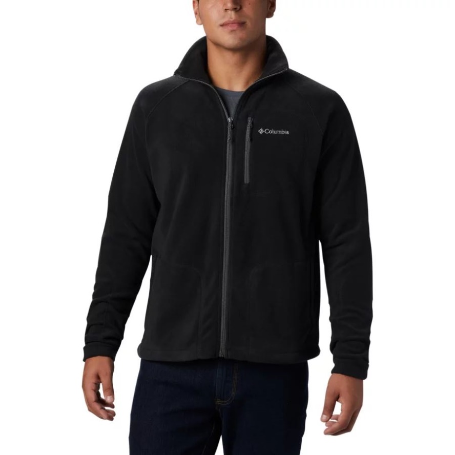 Black Men's Fast Trek II Full Zip Fleece Tall Columbia Sale