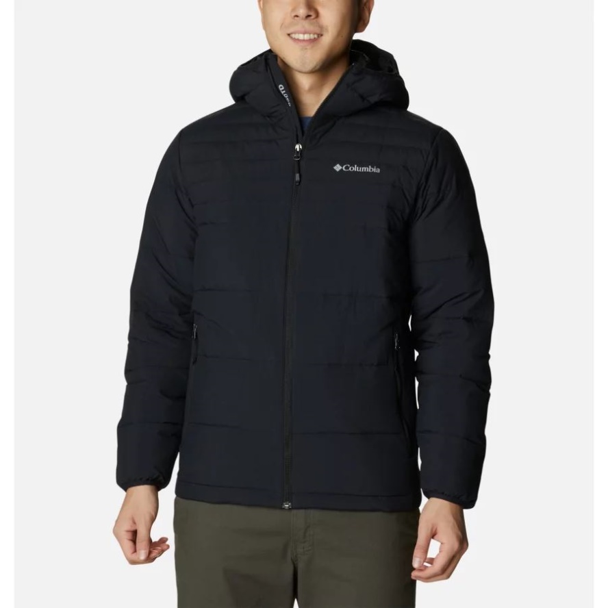 Black Men's Grindstone Loop 650 TurboDown Hooded Jacket Columbia Sale