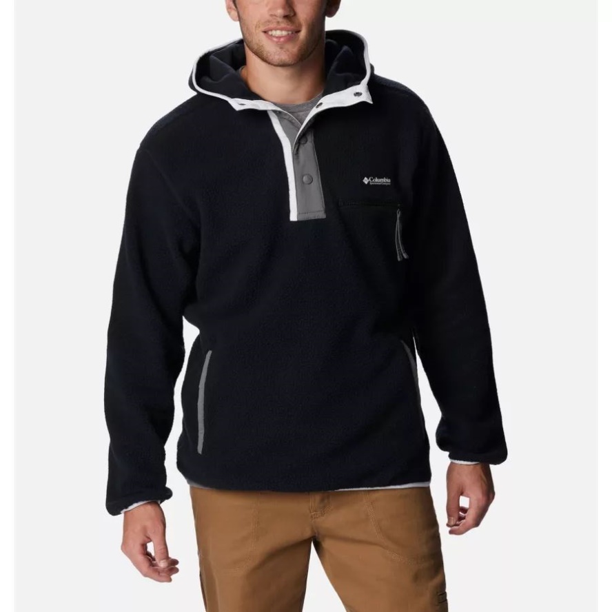 Black Men's Helvetia Hoodie Columbia Sale