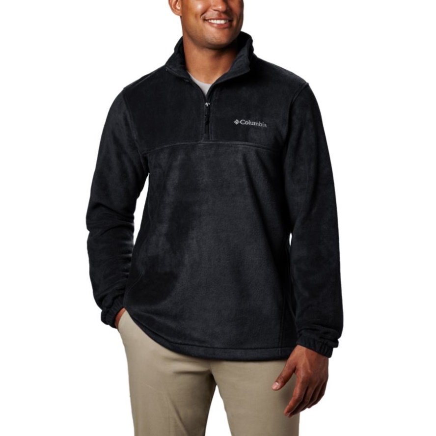 Black Men's Steens Mountain Half Zip Fleece Columbia Sale
