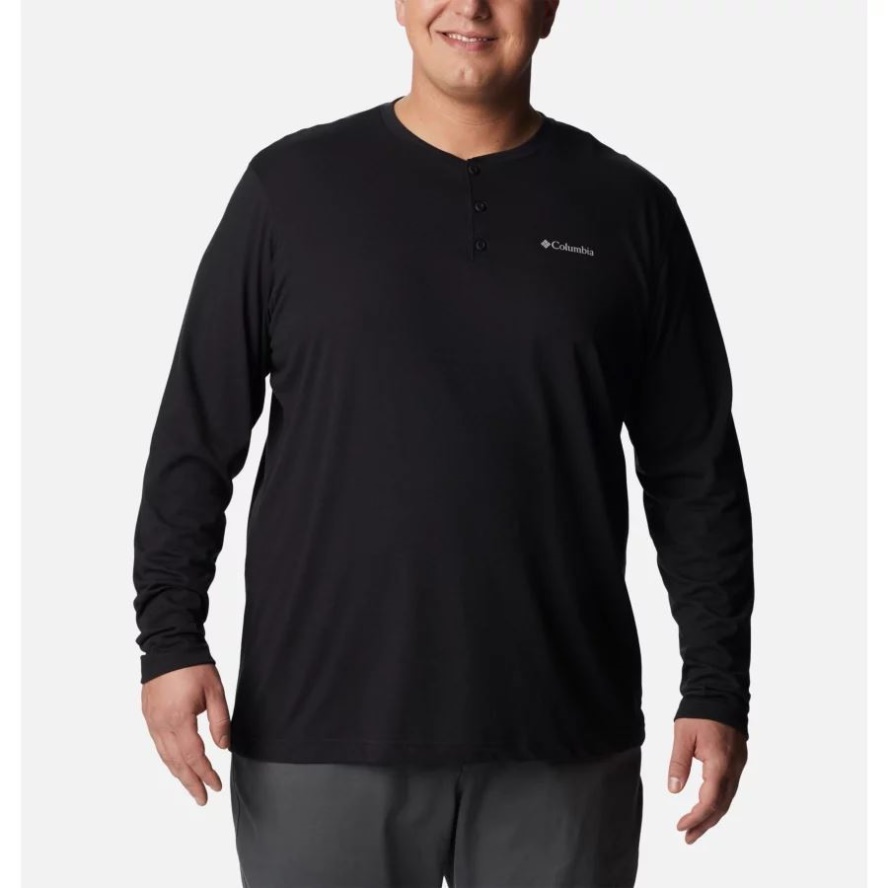 Black Men's Thistletown Hills Henley Big Columbia Sale