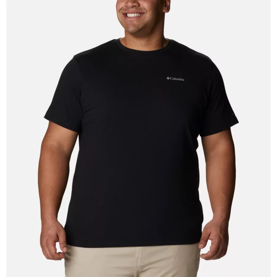 Black Men's Thistletown Hills Short Sleeve Shirt Big Columbia Sale