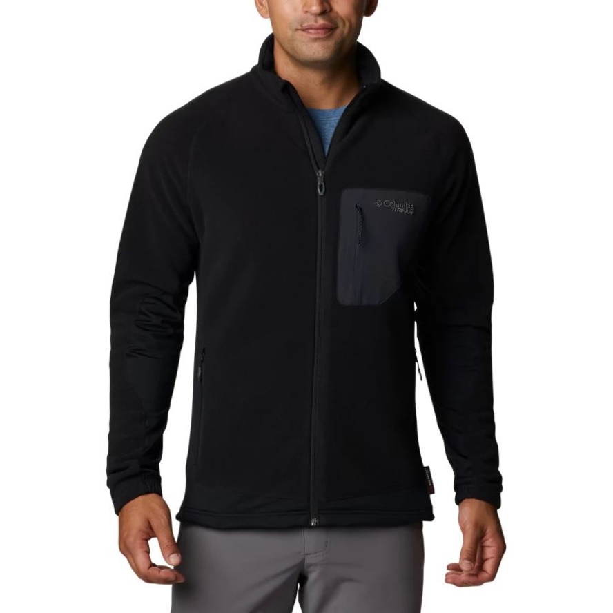 Black Men's Titan Pass 2.0 II Fleece Jacket Columbia Sale