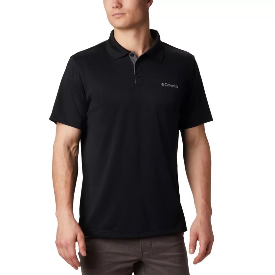Black Men's Utilizer Polo Shirt Tall Columbia Sale