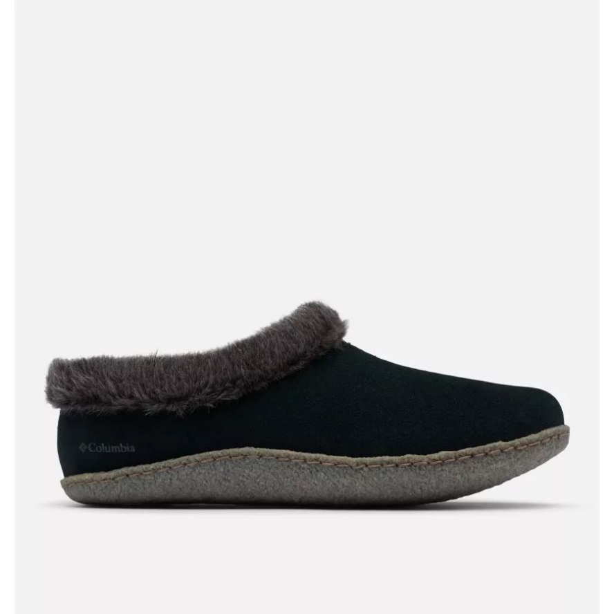 Black/Monument Women's Fairhaven Slipper Columbia Sale