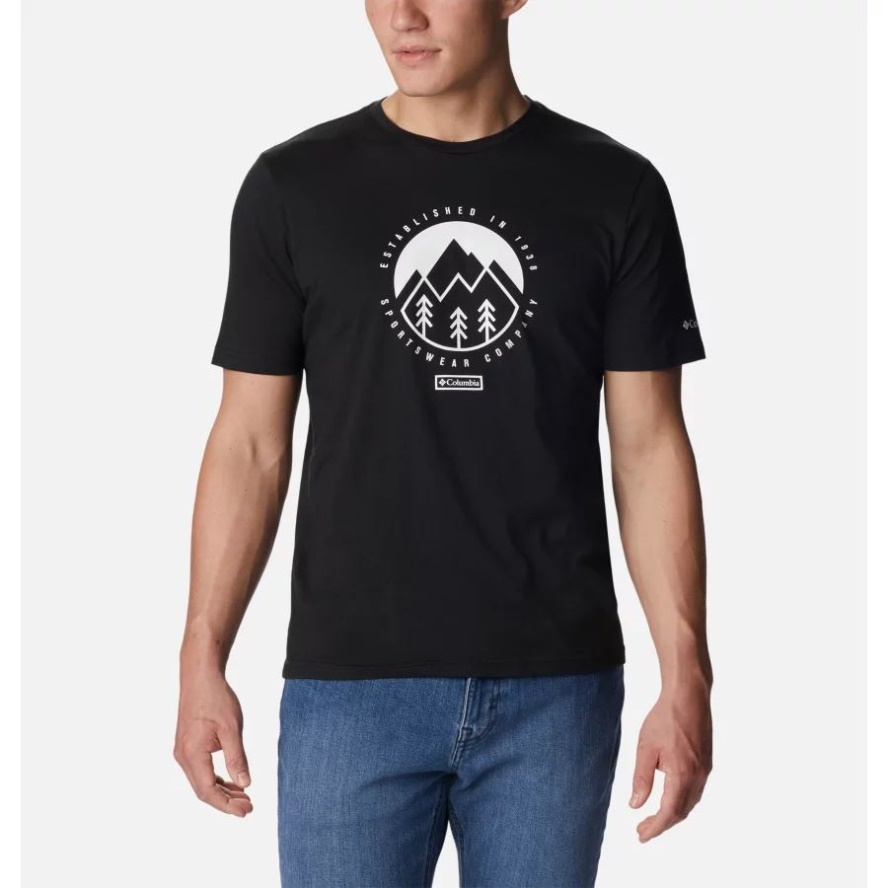 Black/Outdoor Park 2 Columbia Sale Men's Rapid Ridge Graphic T-Shirt