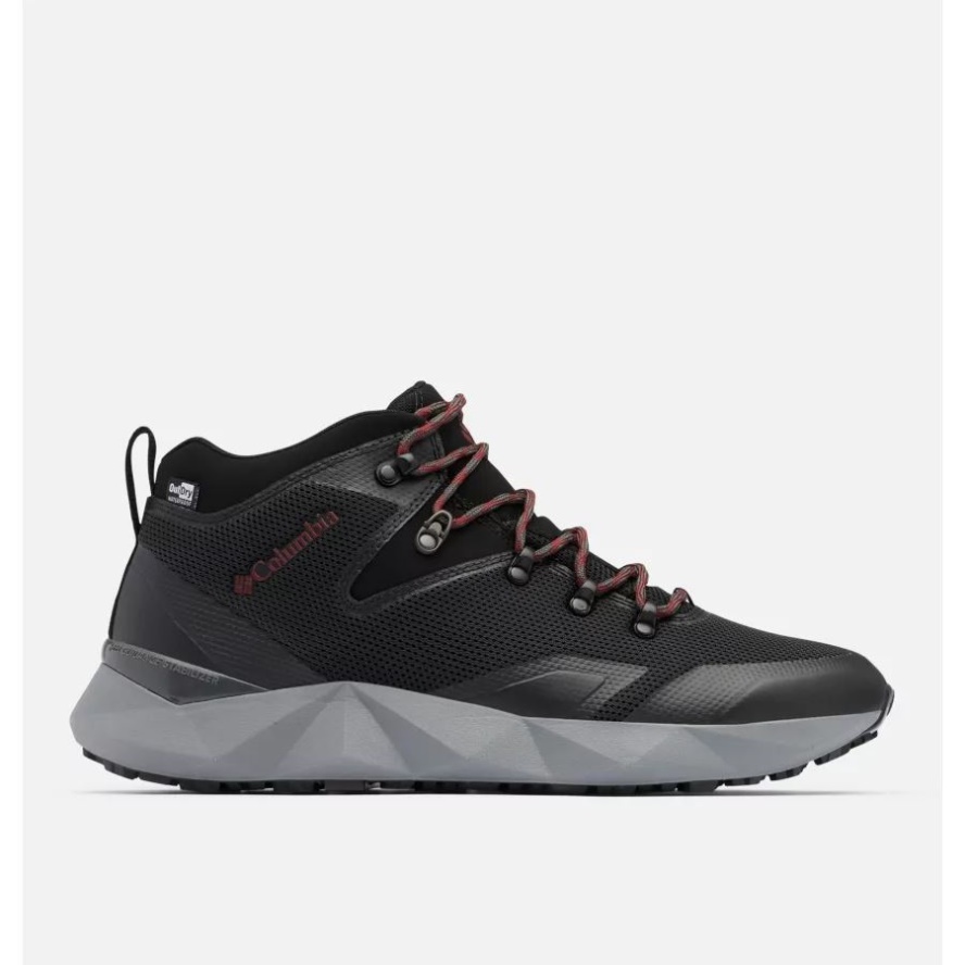 Black/Red Jasper Men's Facet 60 OutDry Shoe Columbia Sale