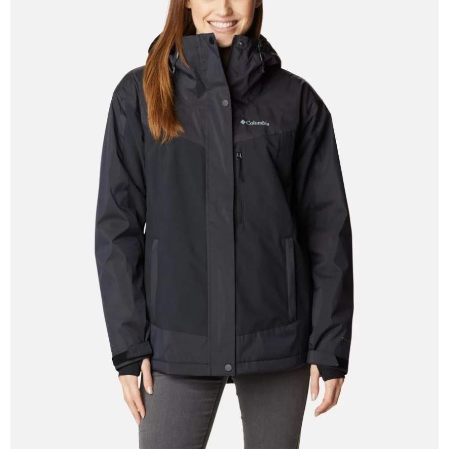 Black Sheen Women's Point Park Waterproof Insulated Walking Jacket Columbia Sale