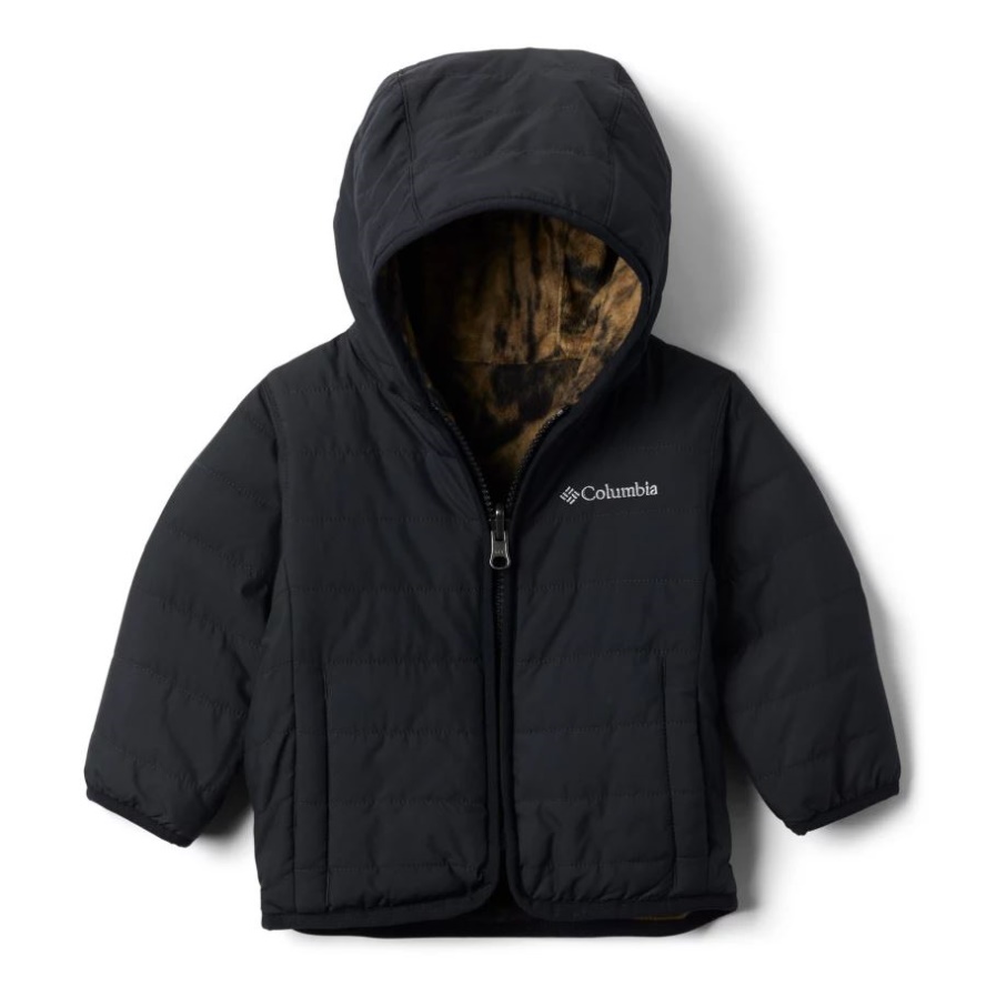 Black/Timberwolf Infant Double Trouble Reversible Jacket Columbia Sale