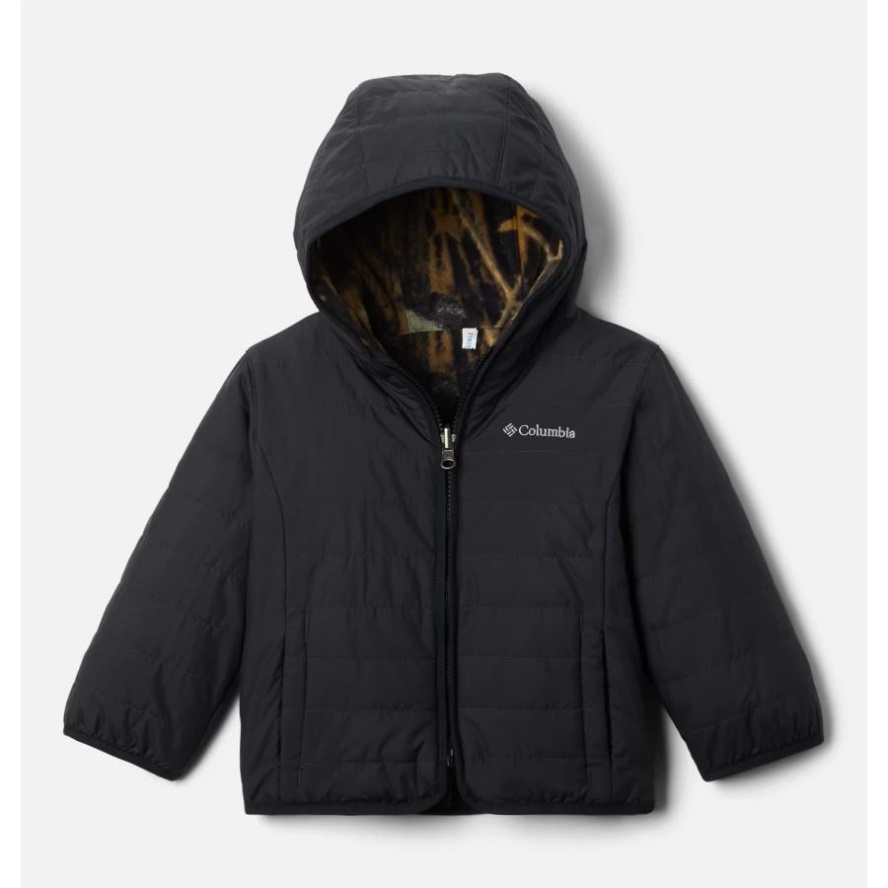 Black/Timberwolf Toddler Double Trouble Reversible Jacket Columbia Sale