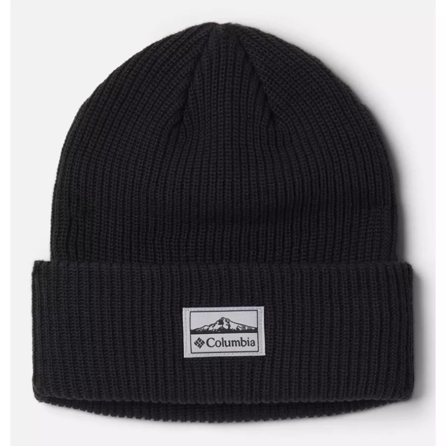 Black Unisex Lost Lager Recycled Beanie Columbia Sale