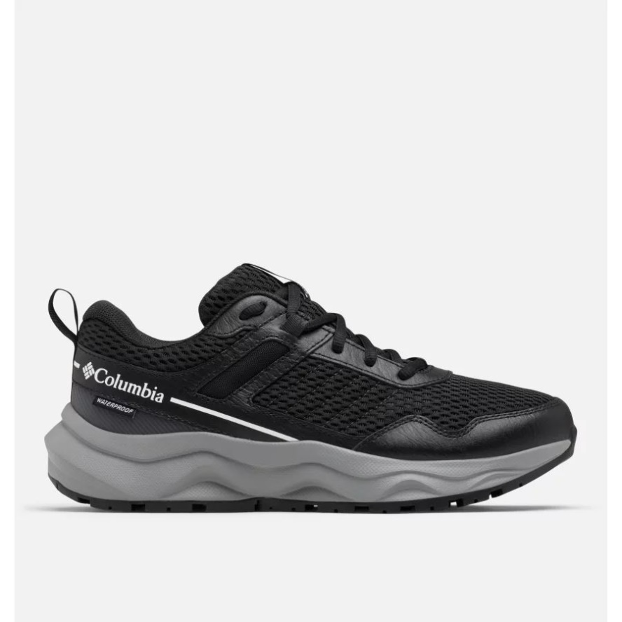 Black/White Women's Plateau Waterproof Shoe Columbia Sale