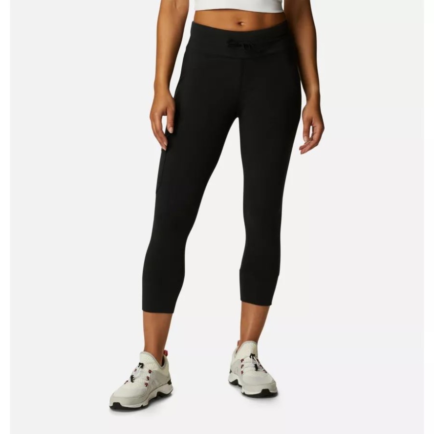 Black Women's Columbia Sale Trek Capri Leggings Columbia Sale