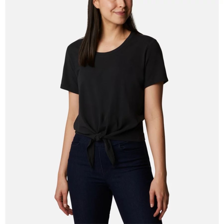 Black Women's Columbia Sale Trek Short Sleeve Shirt Columbia Sale