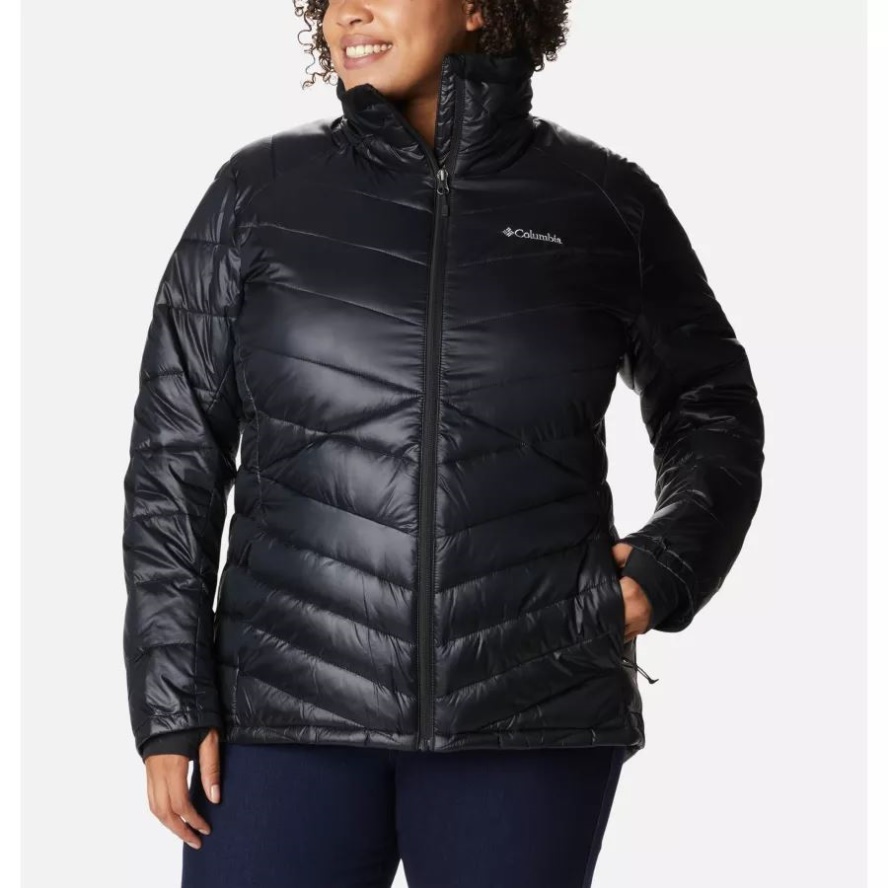 Black Women's Joy Peak Omni-Heat Infinity Insulated Jacket Plus Size Columbia Sale