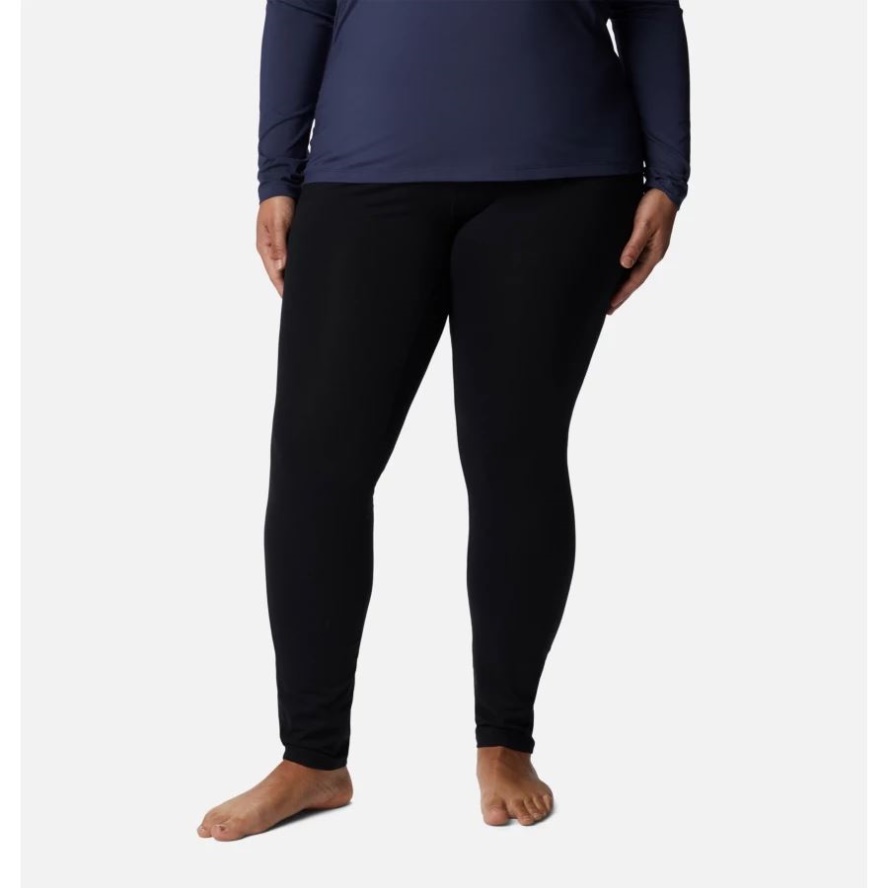 Black Women's Omni-Heat Midweight Baselayer Tights Plus Size Columbia Sale