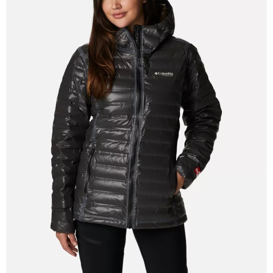 Black Women's OutDry Ex II Gold Omni-Heat Infinity Down Jacket Columbia Sale