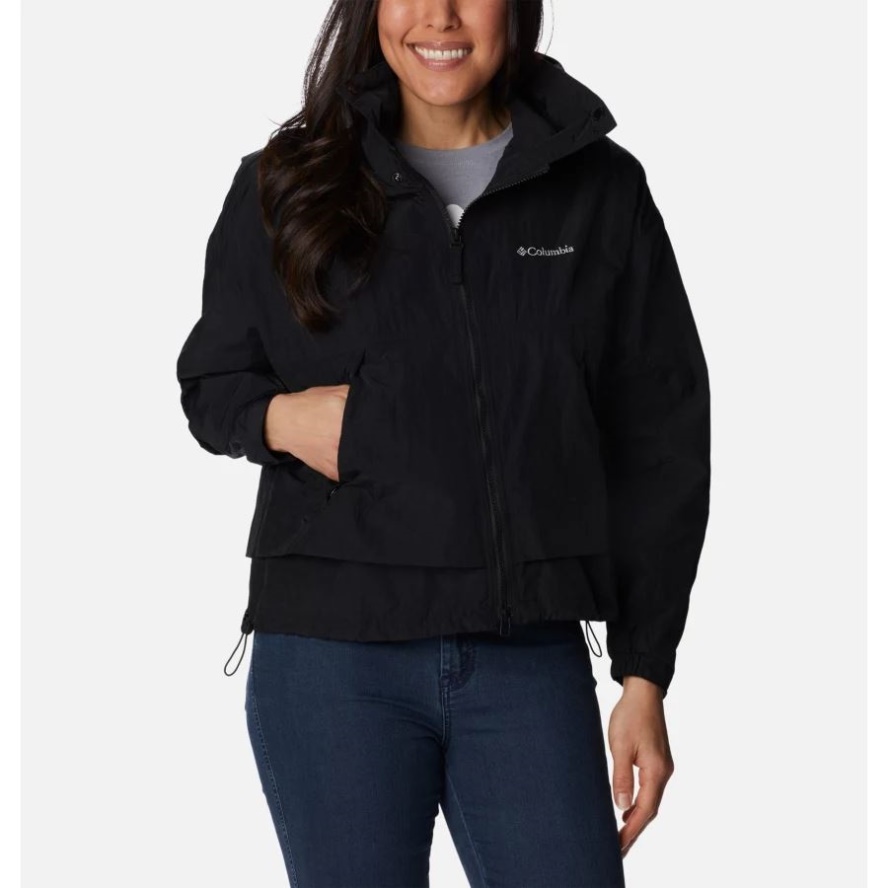 Black Women's Paracutie Windbreaker Columbia Sale
