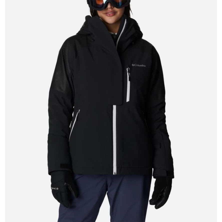 Black Women's Snow Slab Black Dot Jacket Columbia Sale