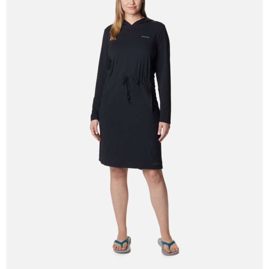 Black Women's Sun Trek Hooded Coverup Columbia Sale
