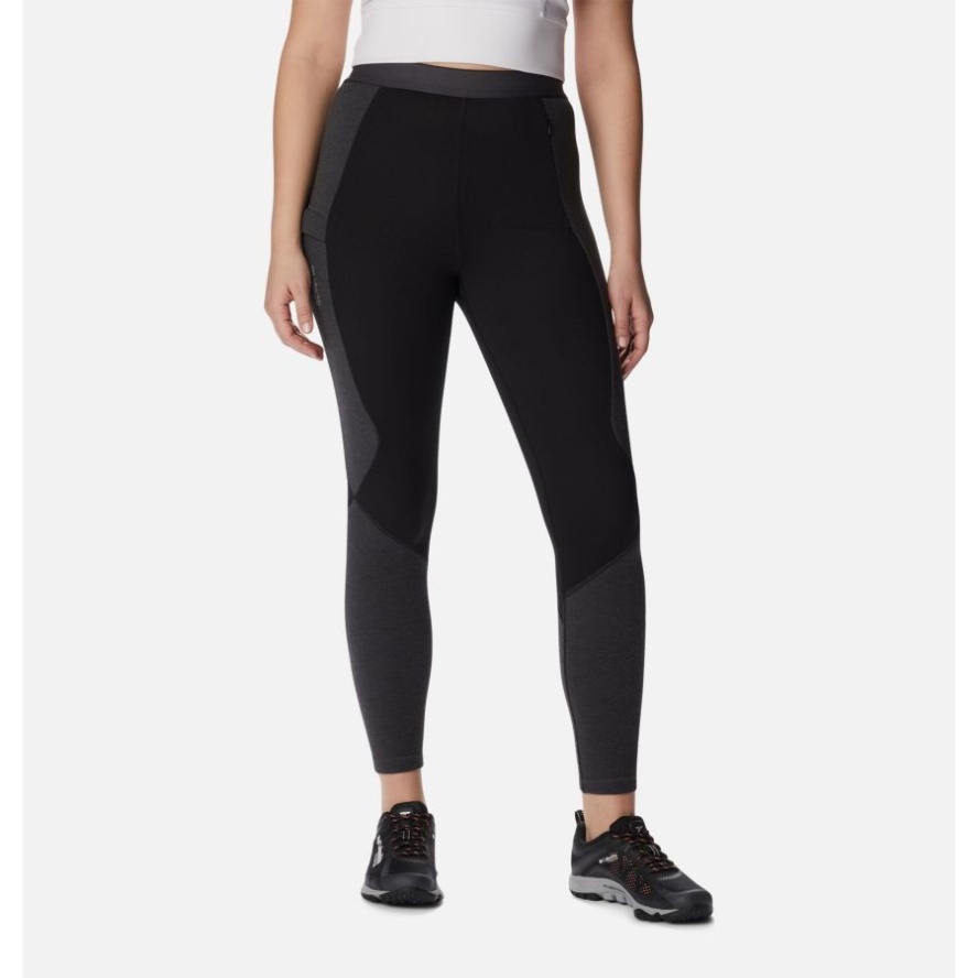 Black Women's Titan Pass Helix Leggings Columbia Sale