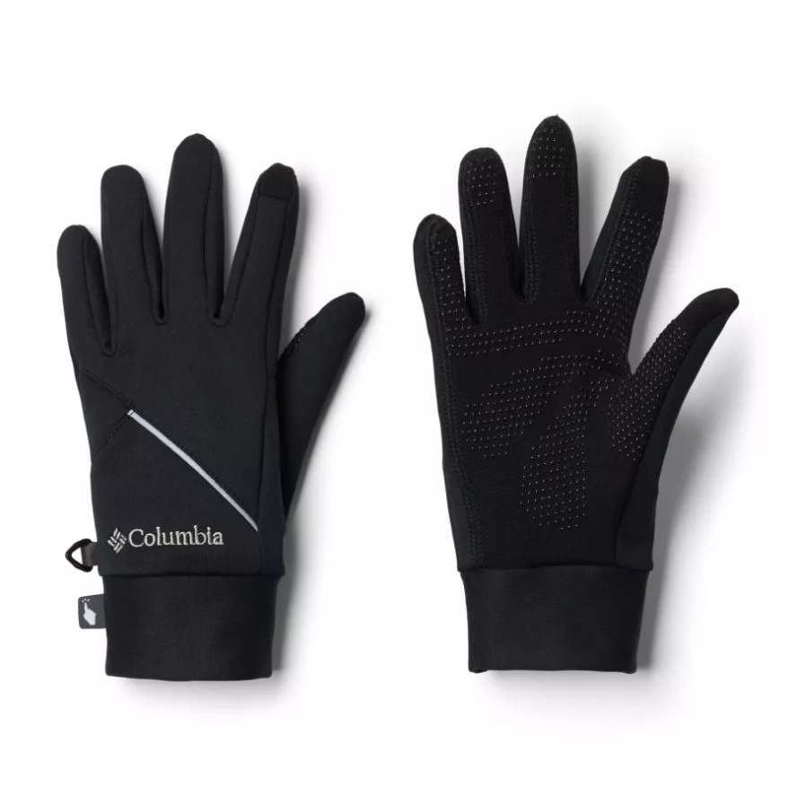 Black Women's Trail Summit Running Gloves Columbia Sale