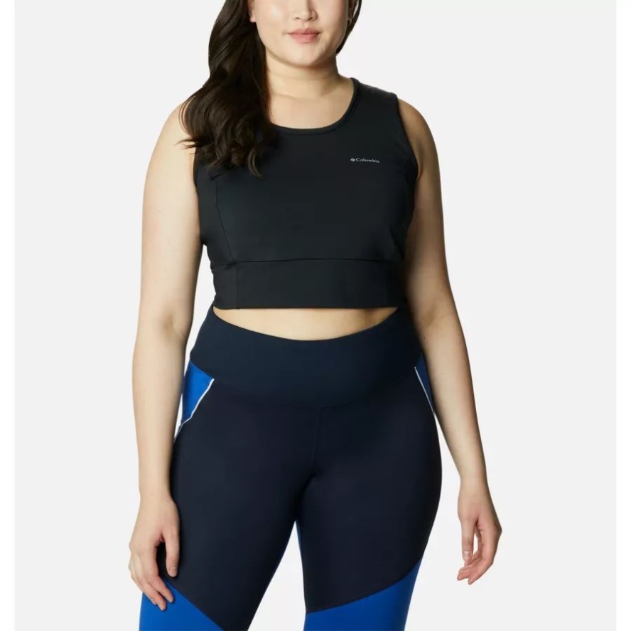Black Women's Windgates II Cropped Tank Plus Size Columbia Sale