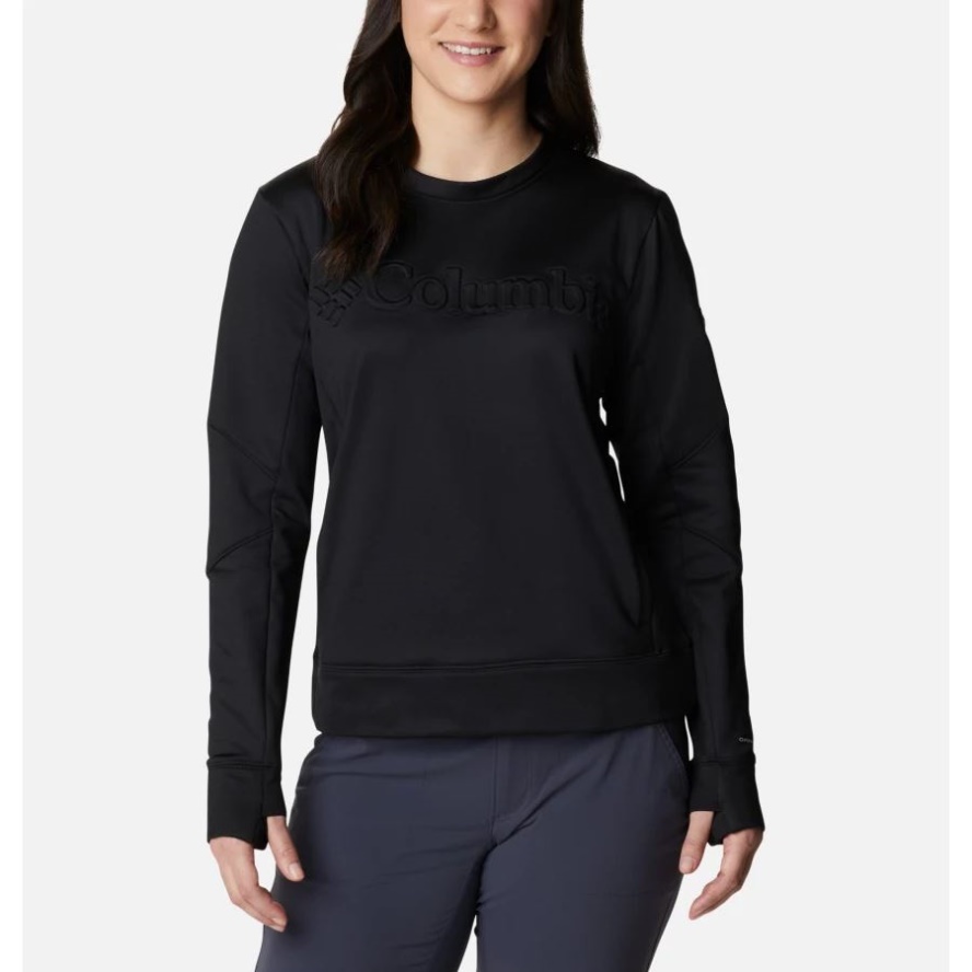 Black Women's Windgates Tech Fleece Sweatshirt Columbia Sale