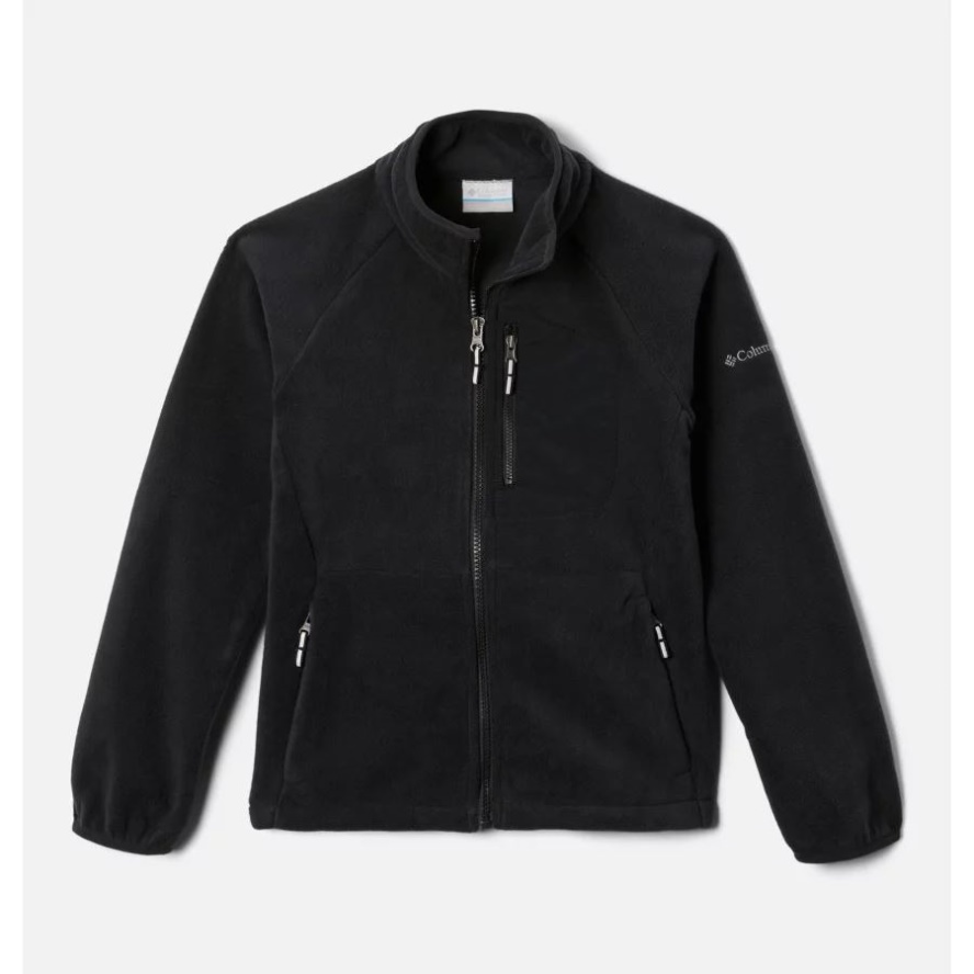 Black Youth Fast Trek III Fleece Jacket Columbia Sale