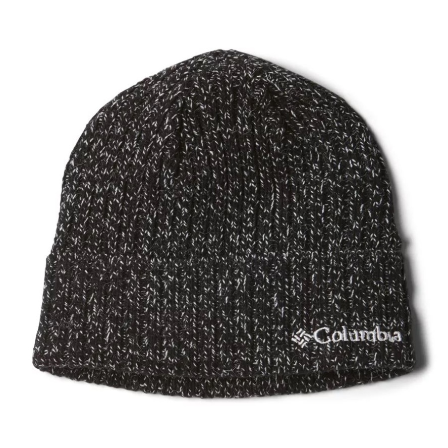 Black and White Marled Unisex Columbia Sale Watch Cap Beanie Columbia Sale