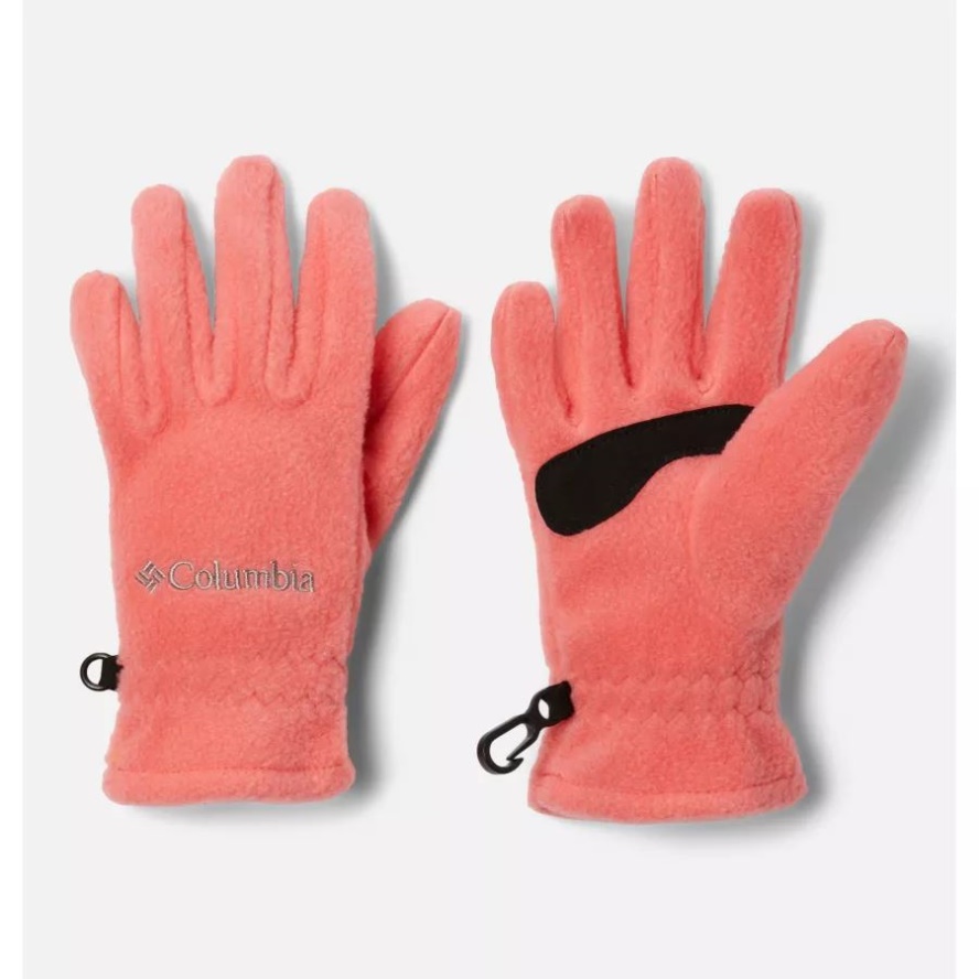 Blush Pink Columbia Sale Kids' Fast Trek Fleece Gloves