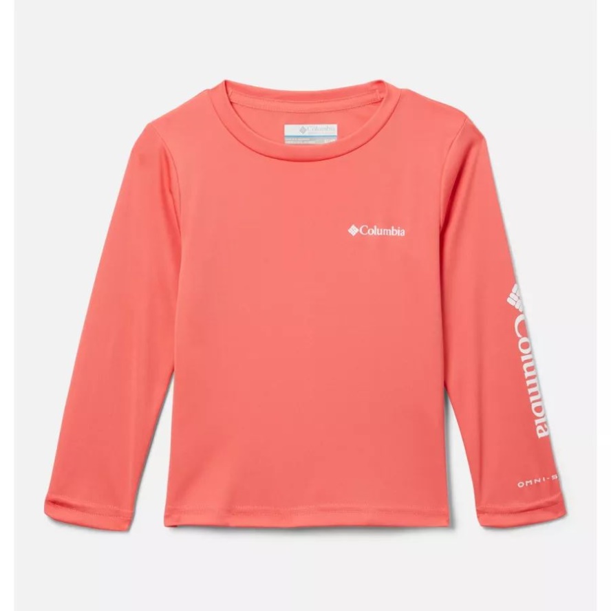 Blush Pink Columbia Sale Toddler Fork Stream Long Sleeve Shirt