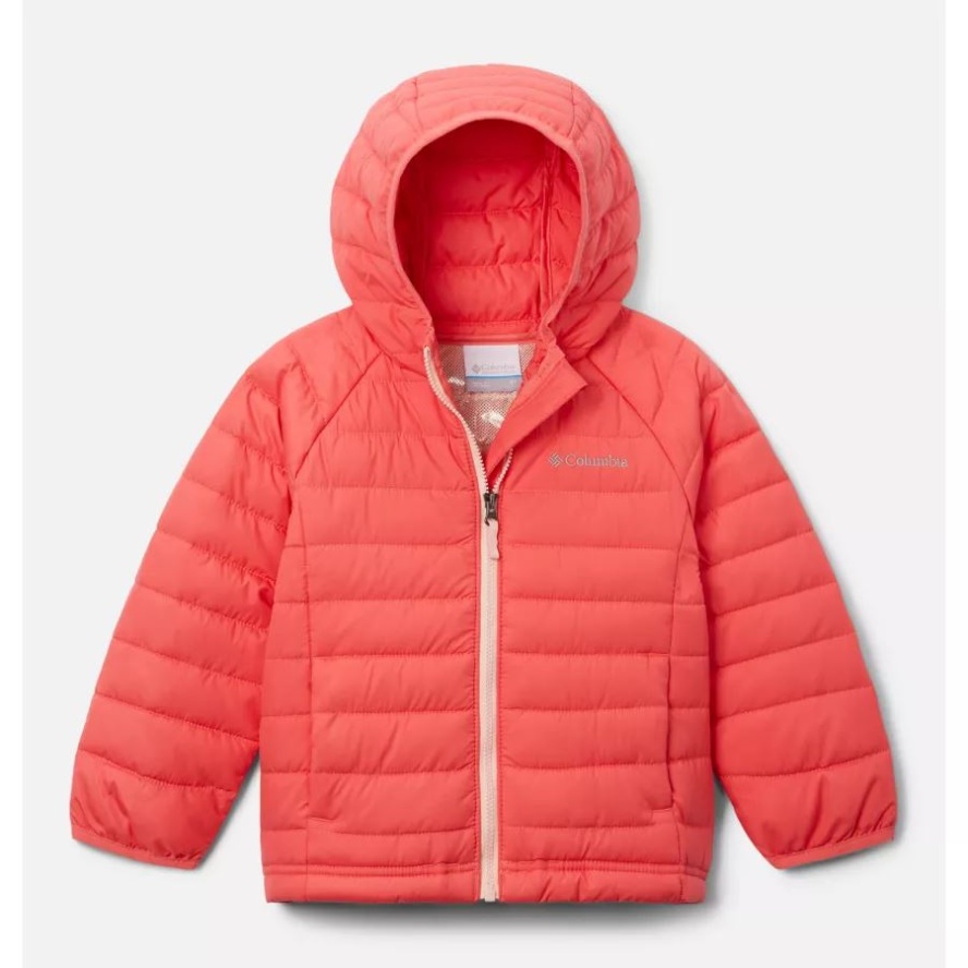 Blush Pink Girls' Toddler Powder Lite Hooded Jacket Columbia Sale
