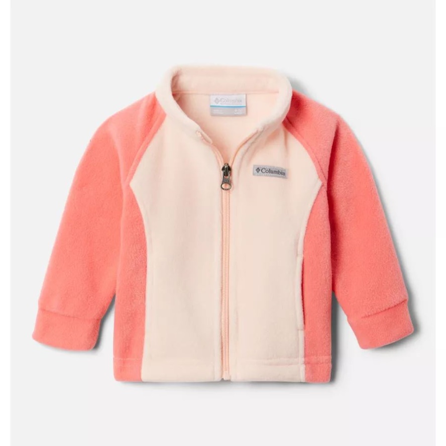 Blush Pink/Peach Blossom Columbia Sale Girls' Infant Benton Springs Fleece Jacket