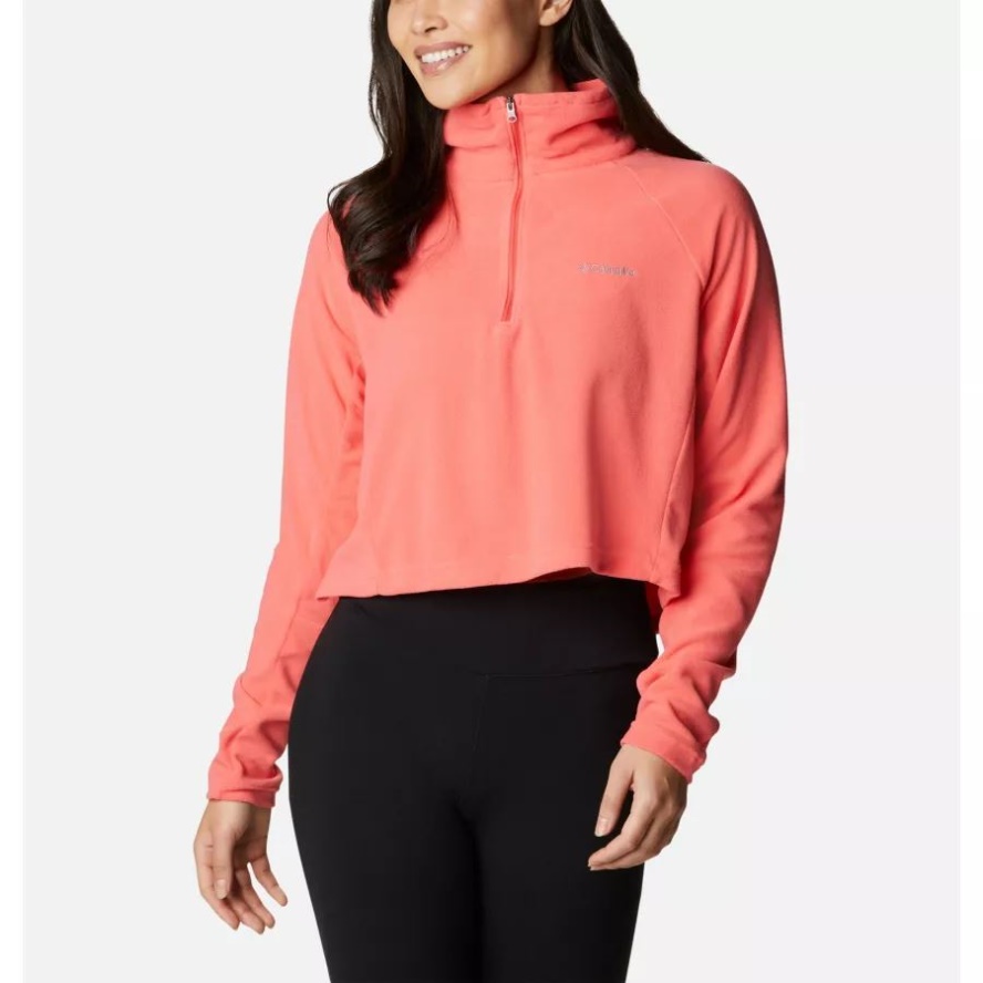 Blush Pink Women's Glacial II Casual Cropped Fleece Columbia Sale
