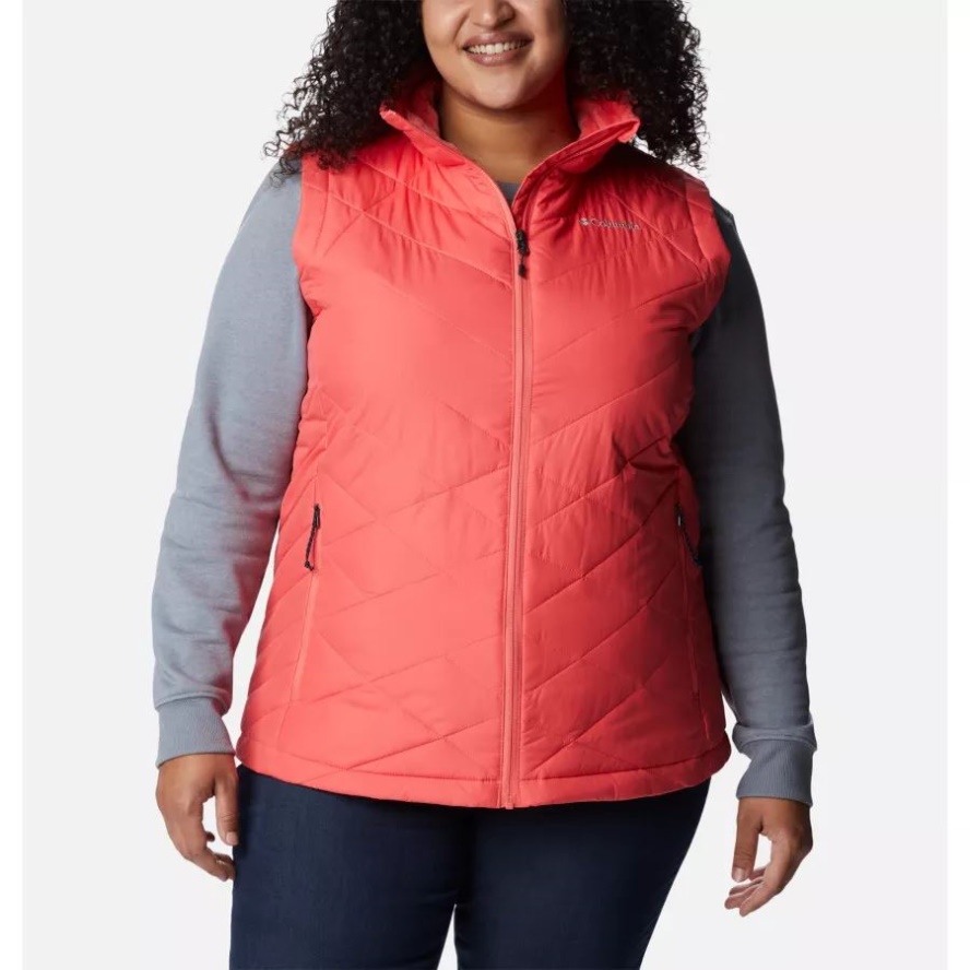 Blush Pink Women's Heavenly Vest Plus Size Columbia Sale