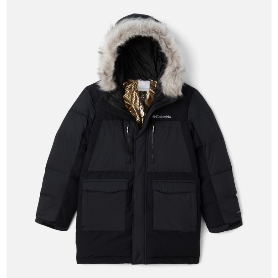 Boy's Marquam Peak Fusion Winter Parka Columbia Sale Black