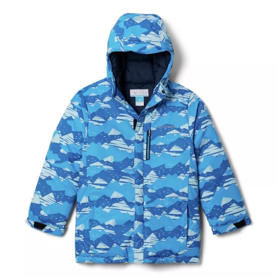 Boys' Alpine Free FallII Ski Jacket Compass Blue Scrapscape Tonal Columbia Sale