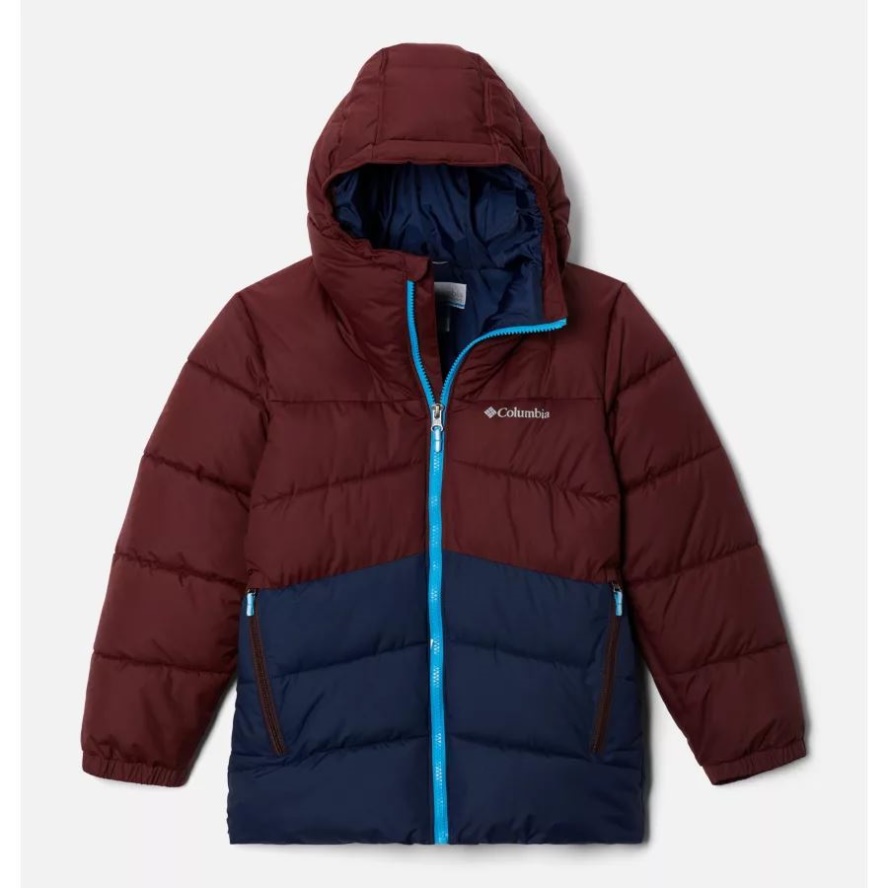 Boys' Arctic Blast Jacket Columbia Sale Elderberry/Collegiate Navy