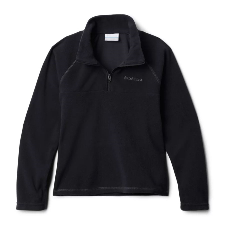 Boys' Glacial Fleece 1/4 Zip Pullover Black Columbia Sale